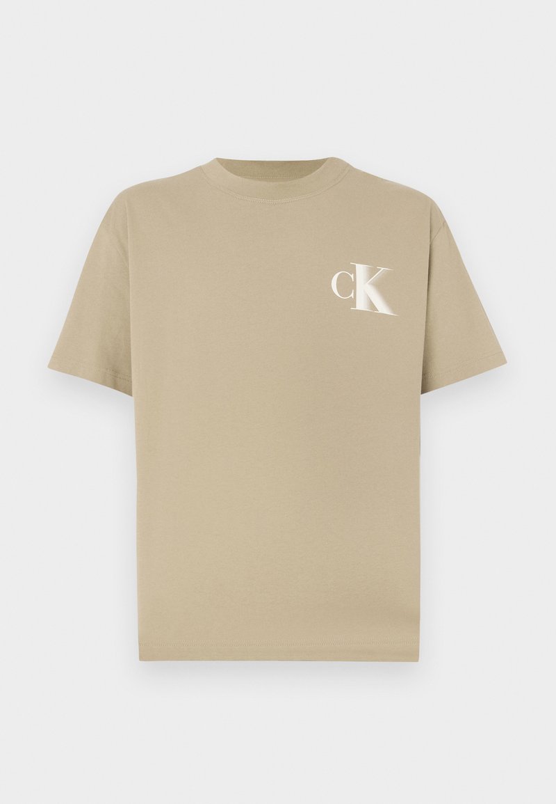 Calvin Klein Jeans T-shirt print lichtbruin