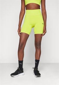 Puma - SHAPELUXE SEAMLESS SHORT  - Leggings - lime pow Image miniature 1