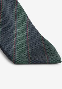 Next REGULAR DESIGN - Cravate - forest green stripe