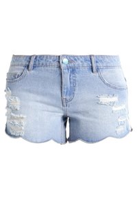 ONLY Shorts vaqueros - light-blue denim