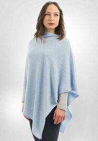 Dalle Piane Cashmere BLEND - Pončo - cielo