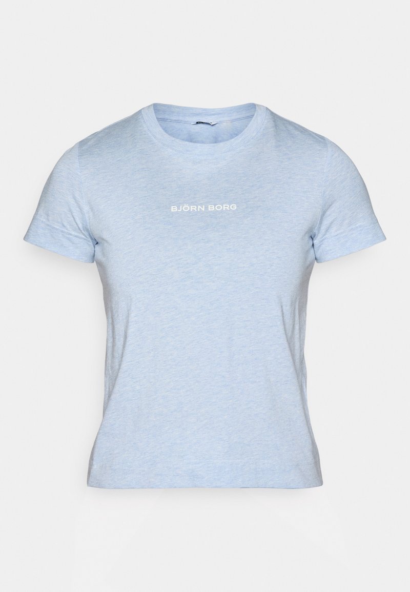Björn Borg T-shirt basic blauw gemêleerd