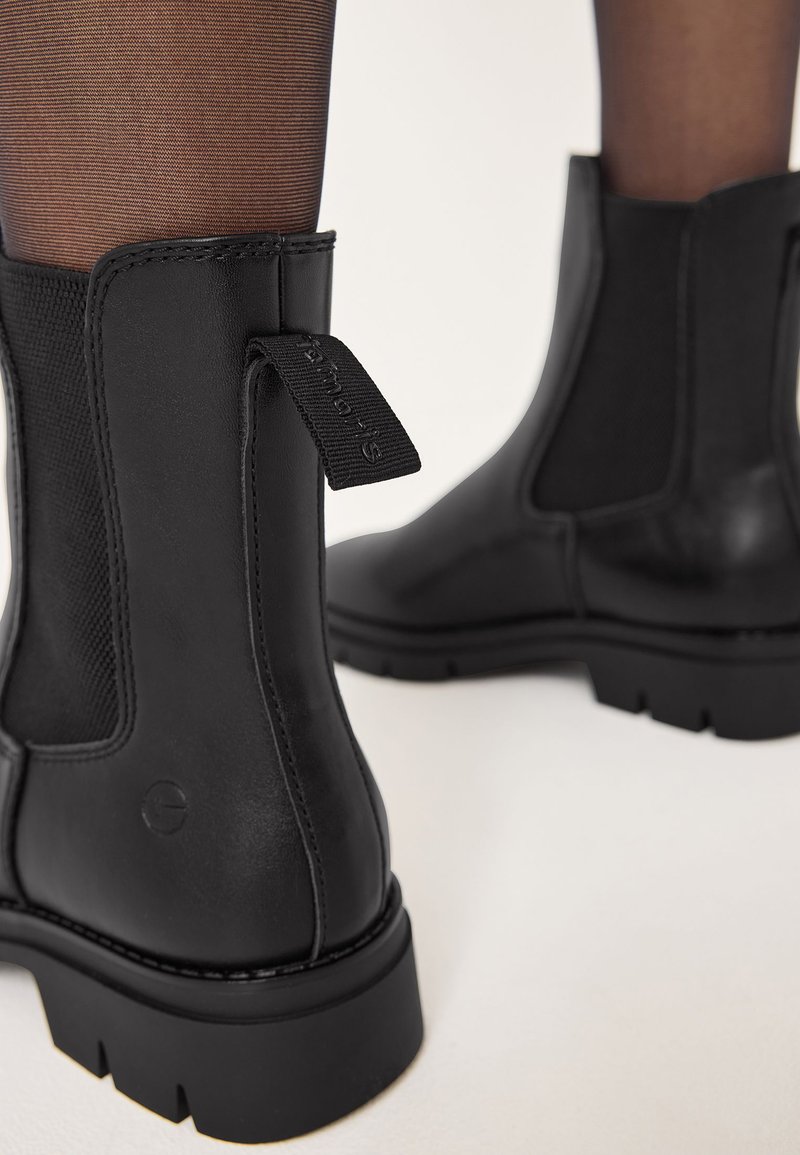 Tamaris Stivaletti con plateau - black matt