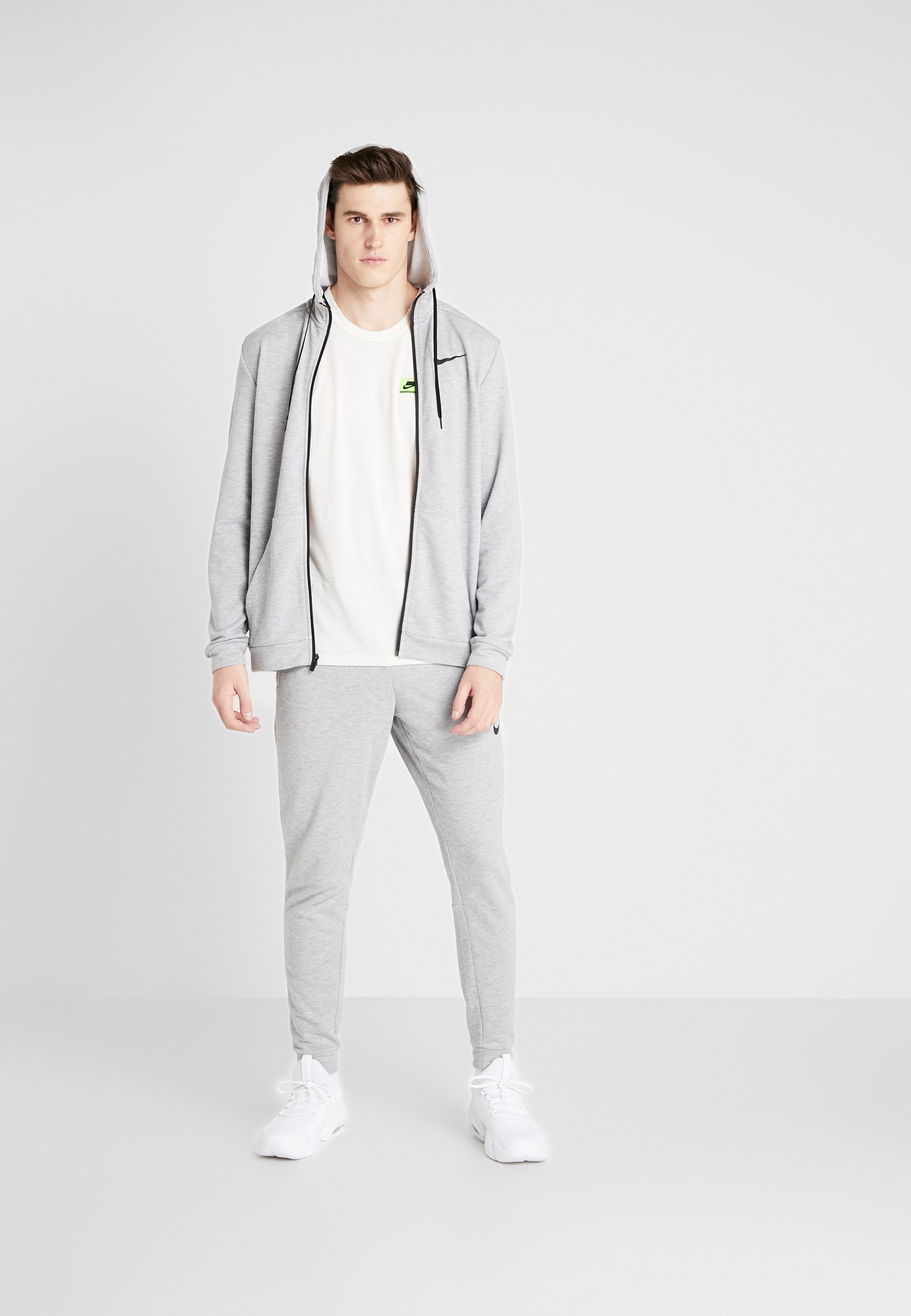 Nike Performance DRY HOODIE Sweatjacke dark grey heather Nike Performance DRY HOODIE Sweatjacke dark grey heather