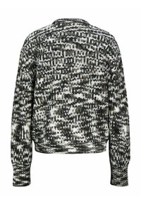 JJXX JXSIMONE SPACE DYE CREW NECK - Džemper - black