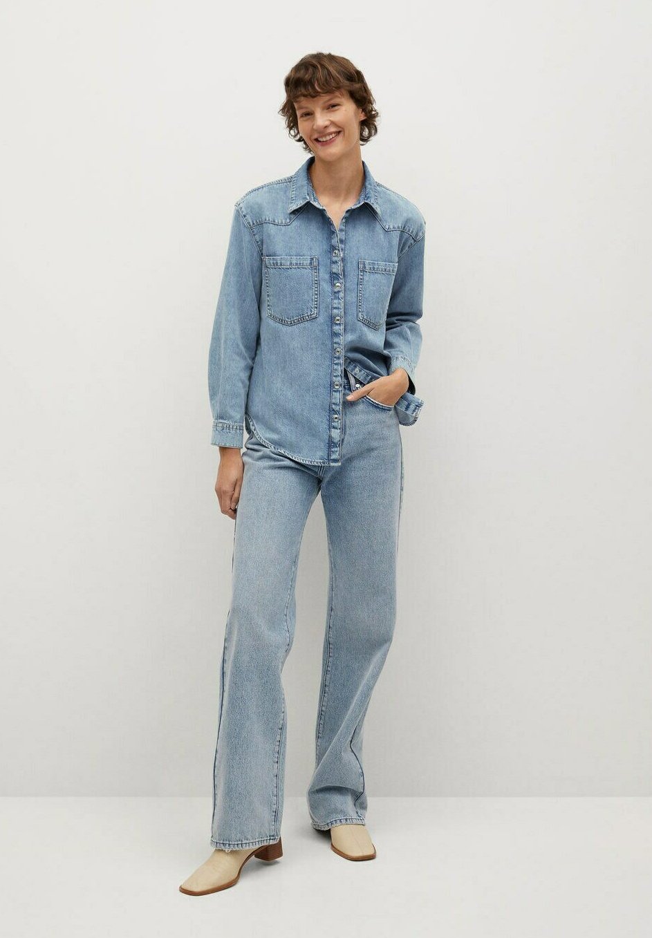 Mango SIRA - Camicia - azul medio/blu - Zalando.it