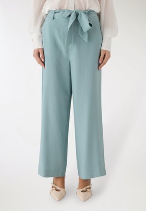 CROP WIDE LEG  - Pantaloni - verde acqua