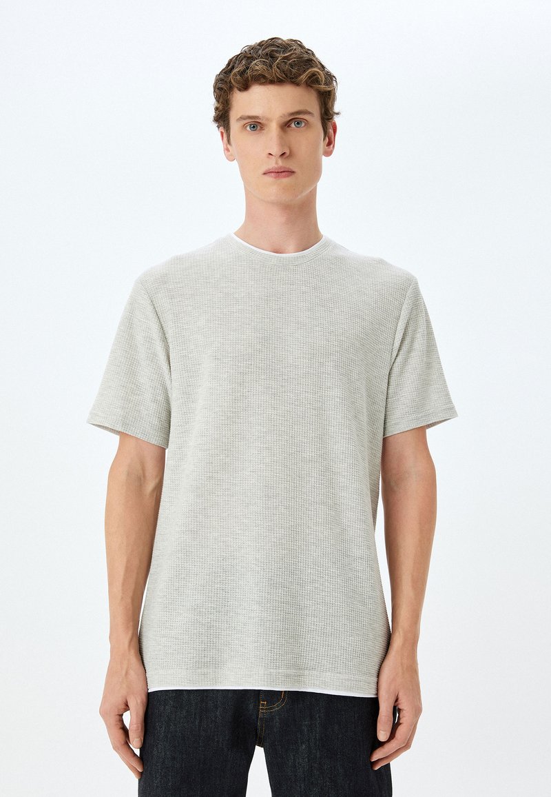 Koton SLIM FIT - T-shirts basic - grey