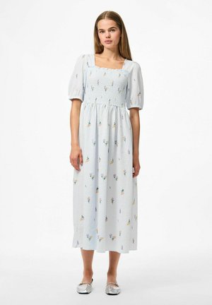 PCJEO SQUARE NECK MIDI  - Vestito casual - cashmere blue
