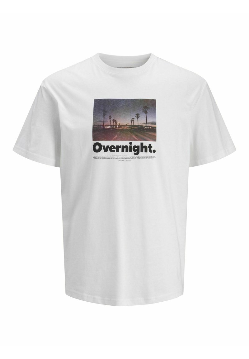 jack & jones T-shirt print crème