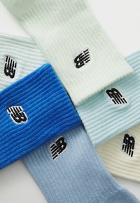 New Balance KIDS PATCH LOGO CREW SOCKS UNISEX 6 PACK - Kojinės - multi blue
