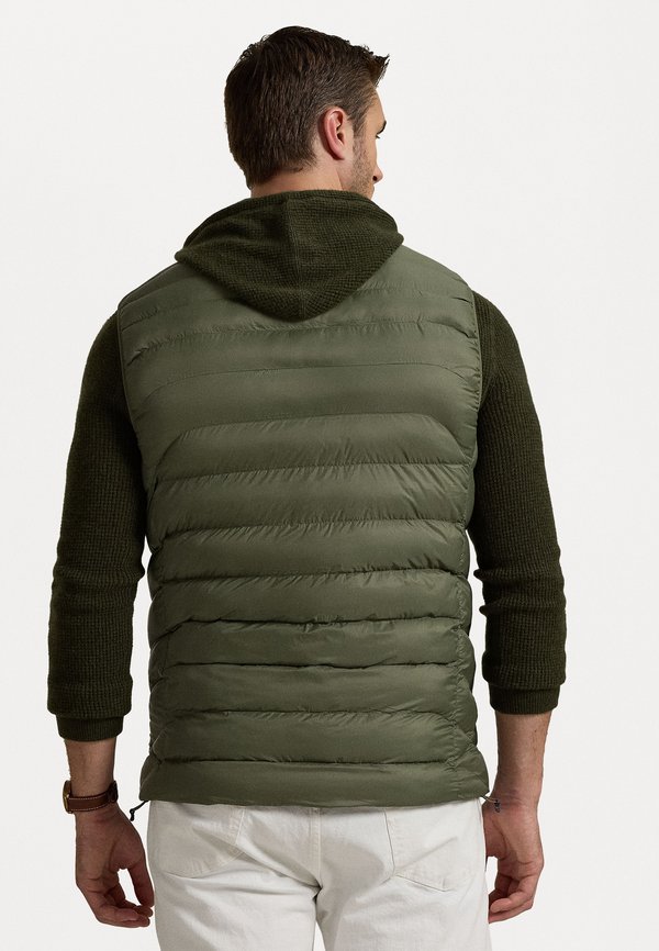 THE COLDEN PACKABLE VEST - Waistcoat - cruise olive2
