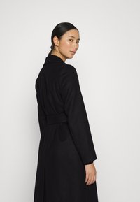 Calvin Klein ESSENTIAL WRAP COAT - Casaco clássico - black