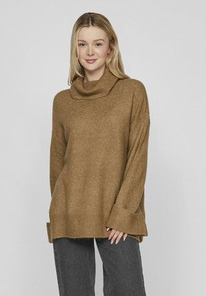 ROLLKRAGEN - Strikkegenser - gothic olive