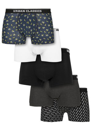 5 PACK - Trunks - ban aop brand aop chr blk wht