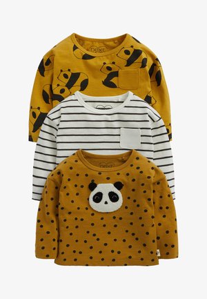3 PACK - Camiseta de manga larga - ochre