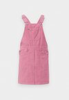 SCRIPT DUNGAREES DRESS - Päevakleit - mystic pink