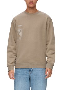 QS Sweatshirt - sandfarben