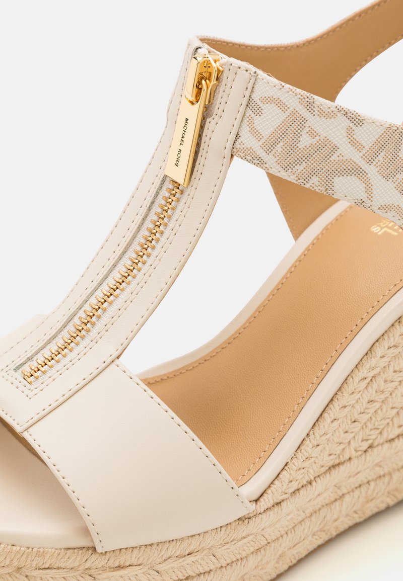 Brown Sandals Brown Michael Kors Zipper Wedges MICHAEL Michael