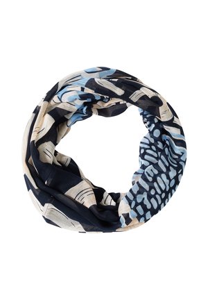 GEMUSTERTER LOOP - Tubehalstørklæder - blau