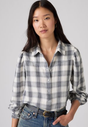 Levi's®, JUNA WESTERN SHIRT - Риза - slub plaid peacoat plain weave