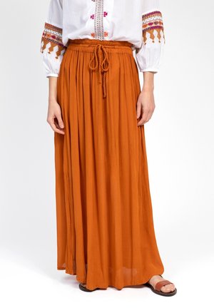AN'GE ROMELIE - Jupe longue - orange