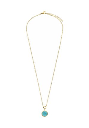 Ketting - gold turquoise