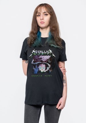 Paradiso Clothing METALLICA CREEPING UNISEX - Print T-shirt - black