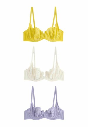 3 PACK - Sutien cu armătură - cream lilac green
