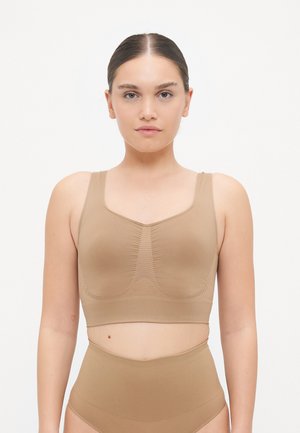 NEARLY NAKED MIDI BRA - Muotoileva alusasu - moody taupe