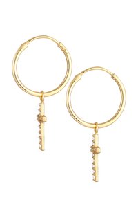 Elli SPARKLING CROSS - MIT KRISTALLEN VON SWAROVSKI® - Ohrringe - gold-coloured