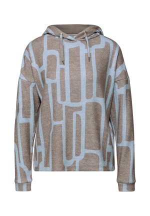 GEMUSTERTER  - Sweat à capuche - blau