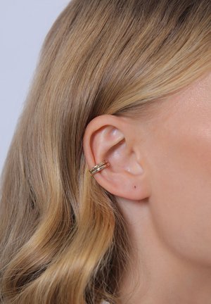 2 PACK EARCUFF BASIC - Earrings - gold-coloured