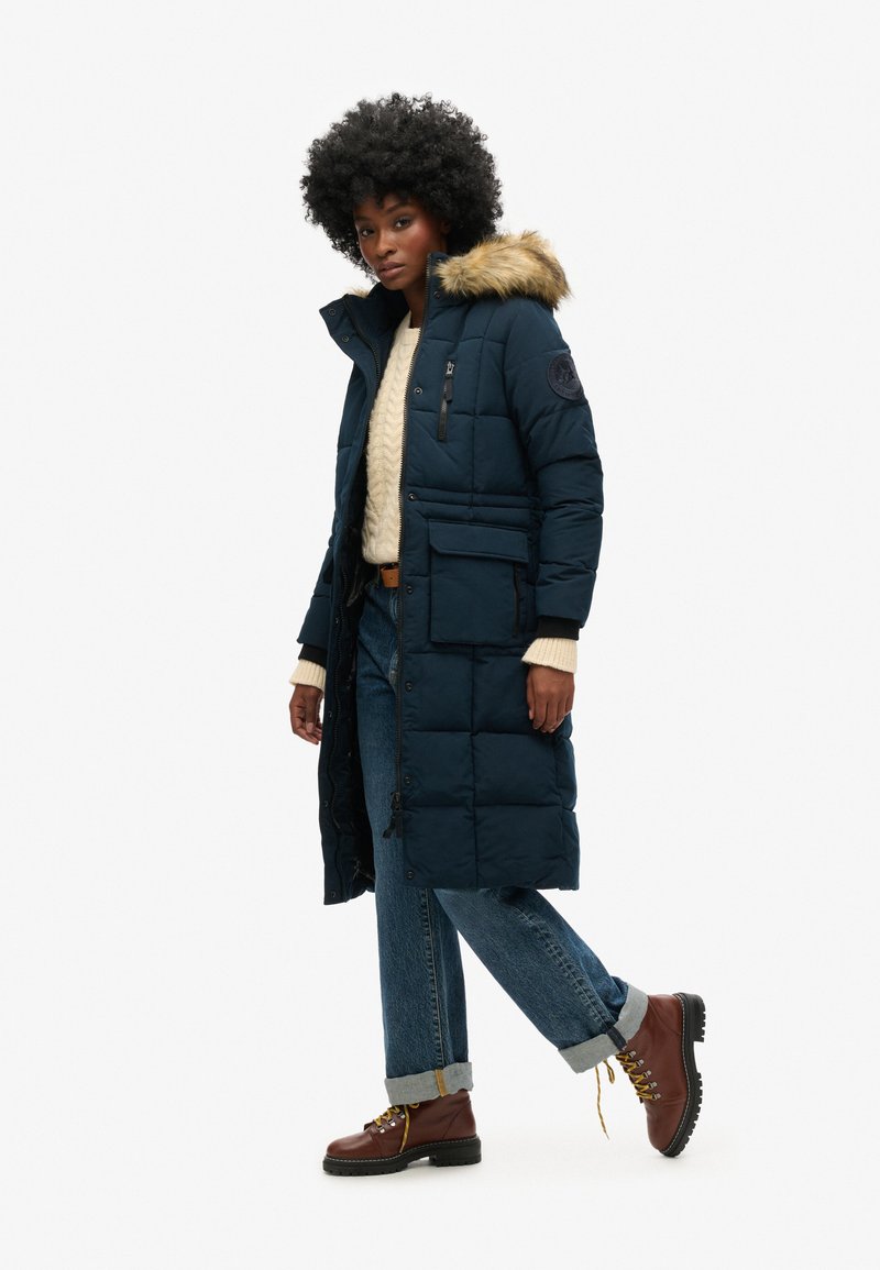 Superdry Longline Superdry Everest Mantel Damen Superdry Co