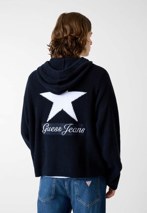 BEDRUCKTER MIT STERNEN - Maglione - dunkelblau