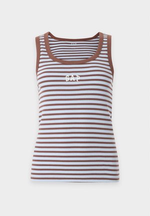GAP, LOGO TANK - Μπλούζα - brown
