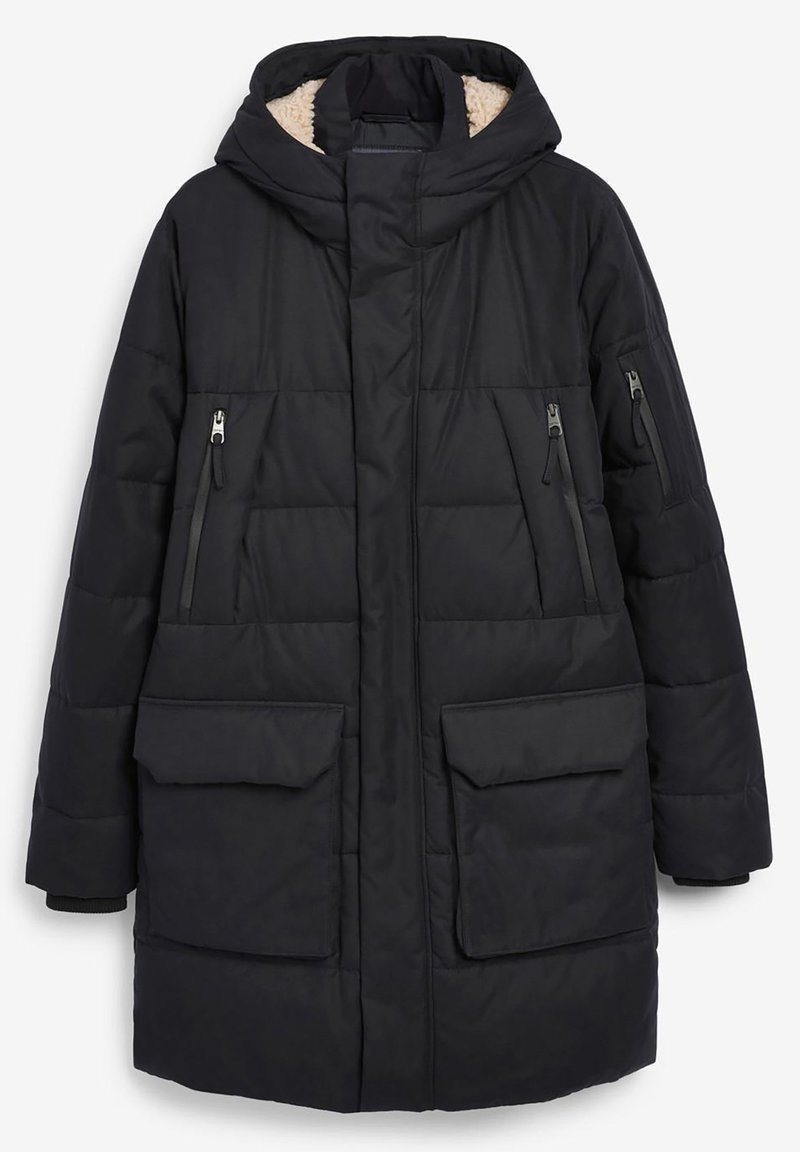 Next Wintermantel donkerblauw Next Wintermantel donkerblauw