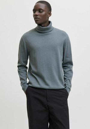 Jack & Jones BASIC ROLL - Jersey de punto - stormy weather