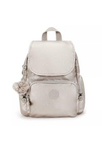 Kipling CITY ZIP MINI - Rucksack - metallic glow/silver-coloured ...