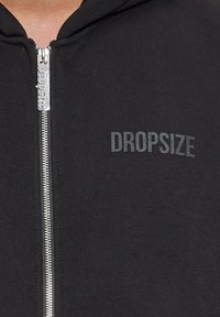 Dropsize SUPER HEAVY HOODIE  - Sweat zippé - black