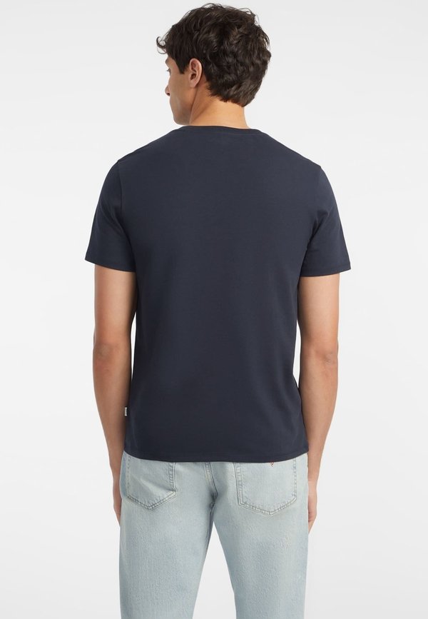 SLIM AMERIC - Basic T-shirt - dunkelblau3