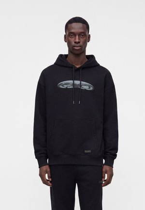 Rains CLASSIC HOODIE SPLASH UNISEX - Kapuzenpullover - black