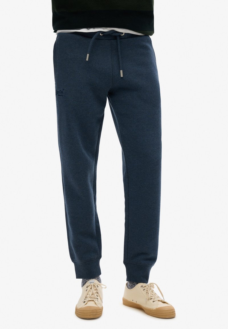 Superdry & Co VINTAGE - Pantalon de survêtement - vintage navy marl