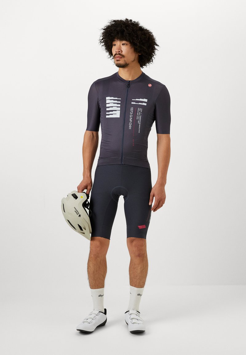 Maillot Cycliste Castelli LOOK LA POSTE - Bleu, Taille XL, Homme, Manches Courtes