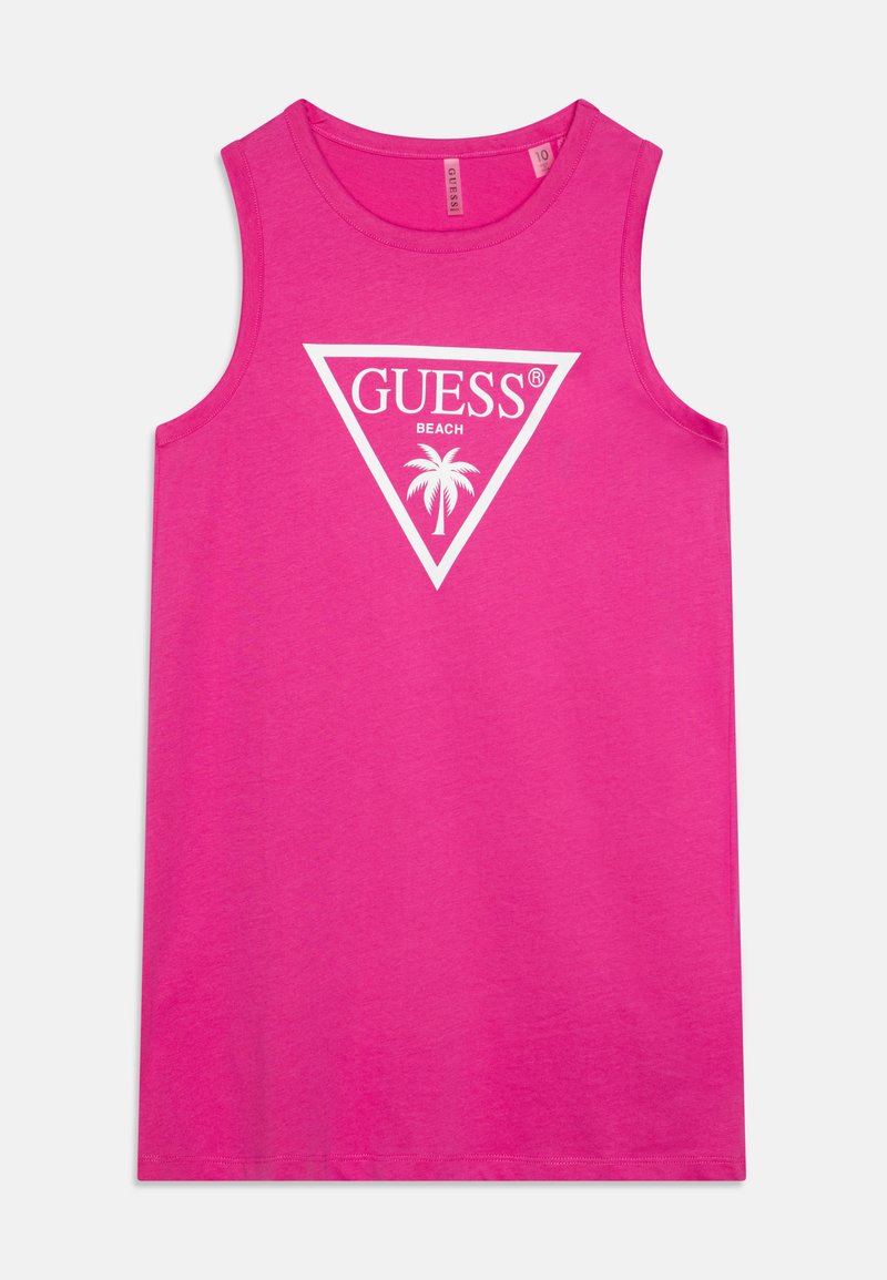 Guess - JUNIOR DRESS MINIME - Jerseykleid - pink burst, Vergrößern