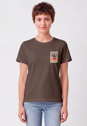 watapparel, TAROT THE CHOCOLATE - T-Shirt print - mocha