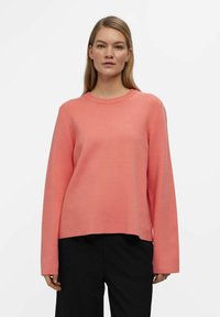 Object OBJREYNARD O-NECK NOOS - Jersey de punto - georgia peach