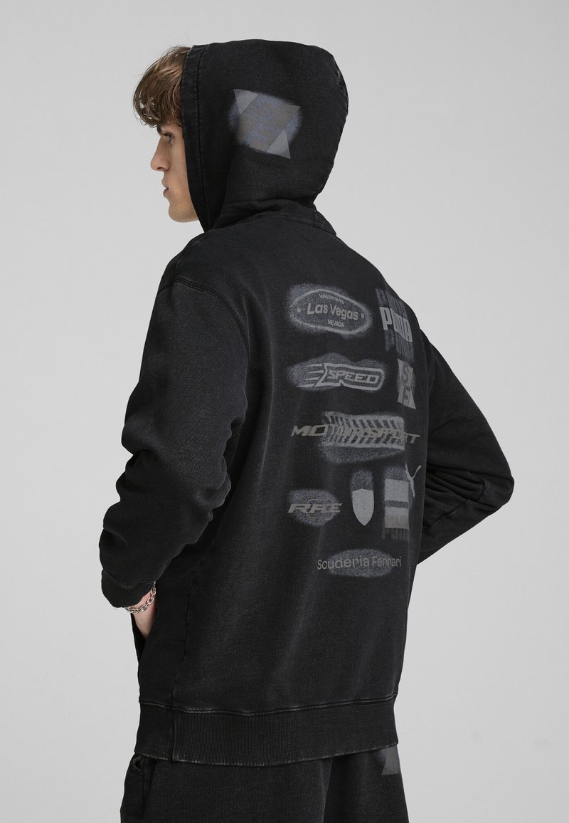 Puma SCUDERIA FERRARI DESERT - Kapuutsiga pusa - black