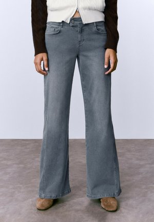 CORTE LATERAL - Wide Leg - gris medio