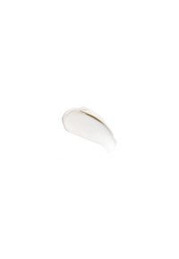 Produit cosmétique crémeux blanc à la texture lisse, en forme de douce portion, adapté aux applications de soins de la peau.